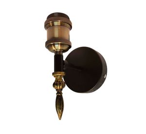 Aplique simple 40W E27 1L LED negro