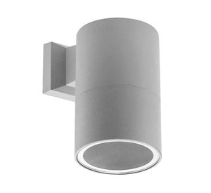 Aplique LED exterior decorativo 1L gris