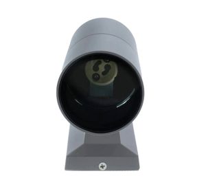 Aplique LED exterior decorativo 1L gris