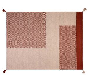 Alfombra 160x230 cm Handwoven Wool Style café Dib