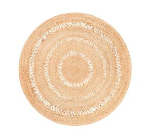 Alfombra redonda Oasis yute crudo 120x120 cm