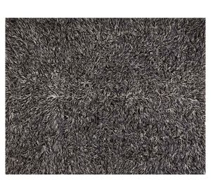 Alfombra 140x200 cm Flokati negro Dib.