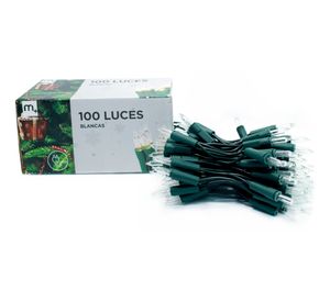 100 Luces de navidad mini blancas