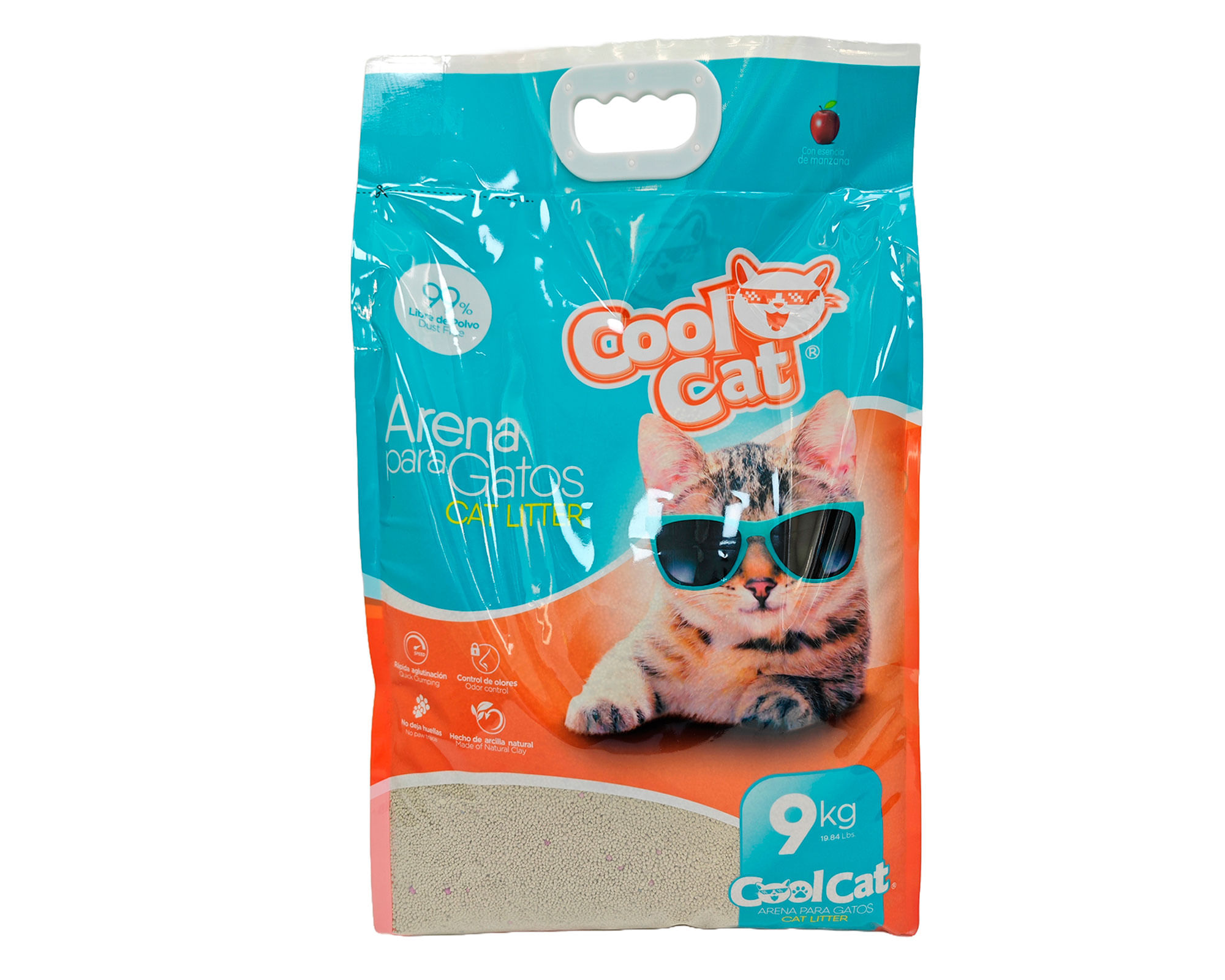 Arena sanitaria aglutinante gatos 9 kg