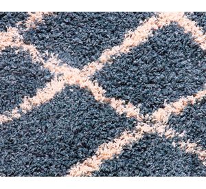 Alfombra 180x275 cm Shaggy Design 1381 aqua