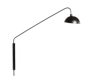 Apliqué de pared 25 W E27 luz led Bihar negro
