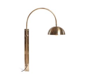 Apliqué de pared 25 W E27 luz led Bogen bronce