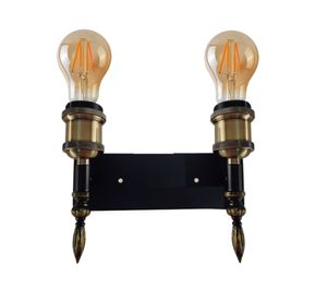 Aplique GU10 2L negro