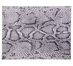 Alfombra 160x230 cm Animal print gris Dib