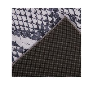 Alfombra 160x230 cm Animal print gris Dib