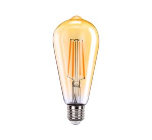 Ampolleta LED 8W E27 luz cálida Filamento 5 unidades ámbar