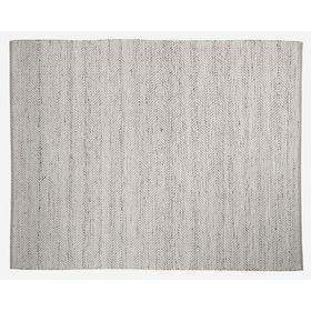 Alfombra Chebbi algodón gris oscuro 170x240 cm