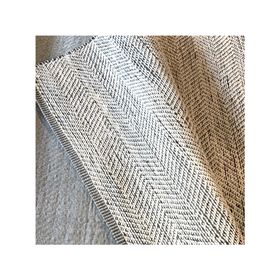 Alfombra Chebbi algodón gris oscuro 170x240 cm