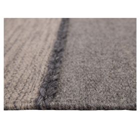 Alfombra 190x290 cm Handwoven Wool line gris Dib