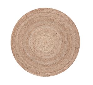 Alfombra redonda yute Gobi 120 cm natural