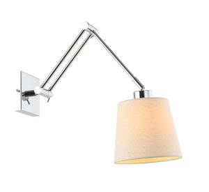 Aplique 1L E27 doble articulación cromo Diseño 3.