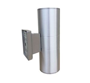 Aplique de pared exterior GU10 2L plata