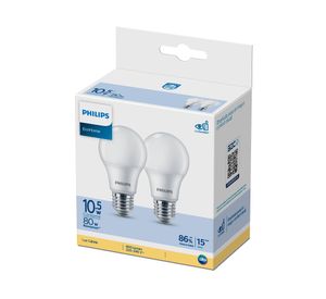 Ampolleta led 10.5W E27 luz cálida EcoHome 2 un