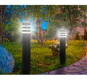 Aplique 40W E27 1L LED negro