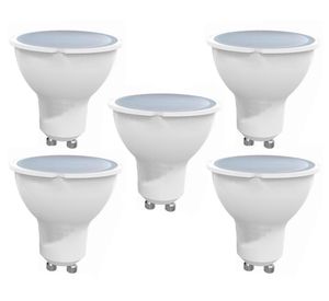 Ampolleta 5W GU10 luz cálida 5 unidades