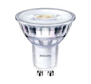 Ampolleta LED 4,6-50W GU10 luz cálida 2 unidades Philips