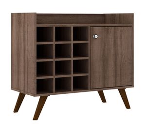 Aparador arrimo rectangular Ares 77x89x40 cm rustico