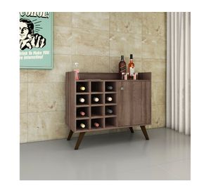 Aparador arrimo rectangular Ares 77x89x40 cm rustico