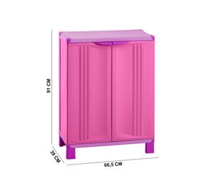 Armario 2 puertas rosado Rimax.