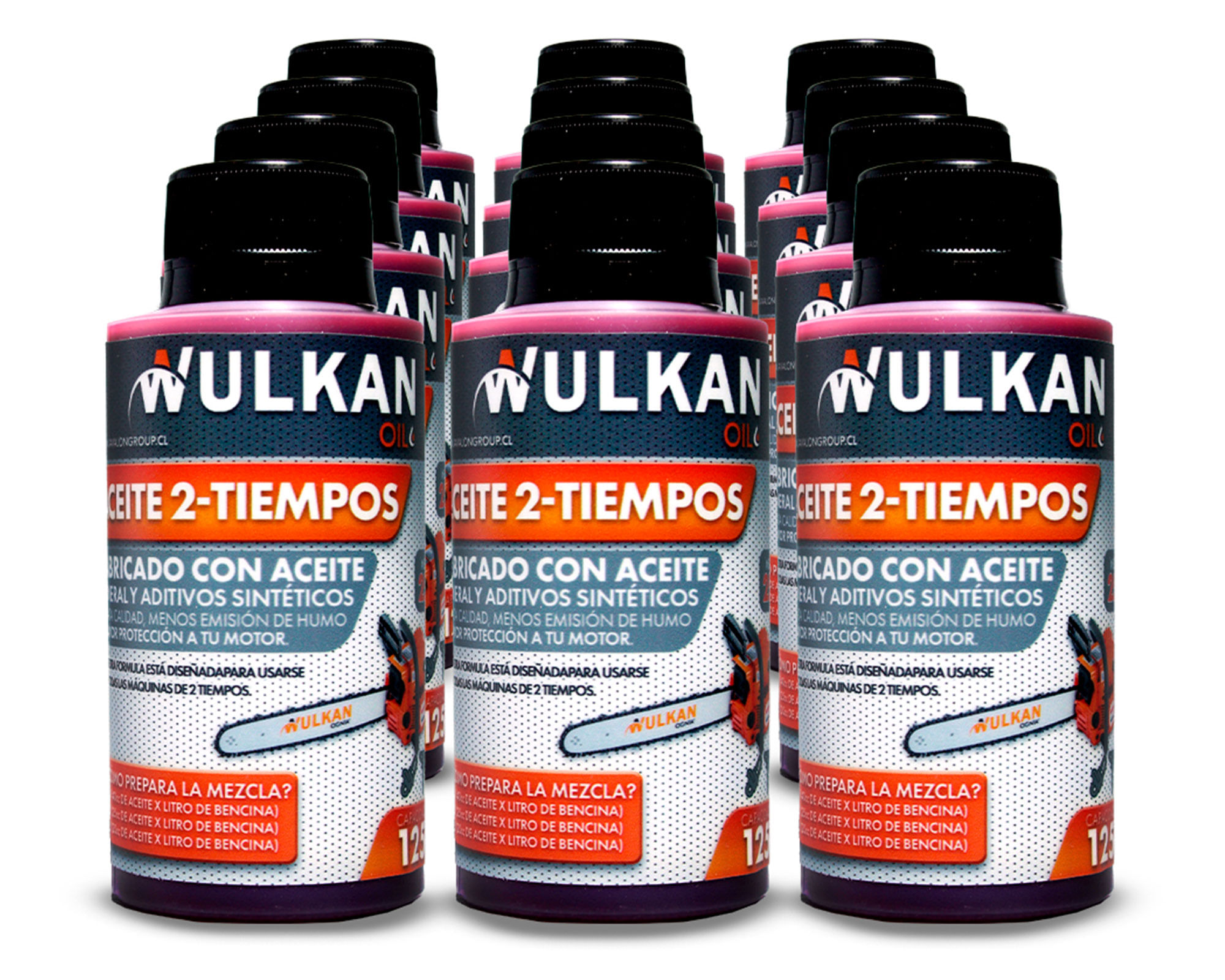 Aceite 2 tiempos 125 cc 80 unds