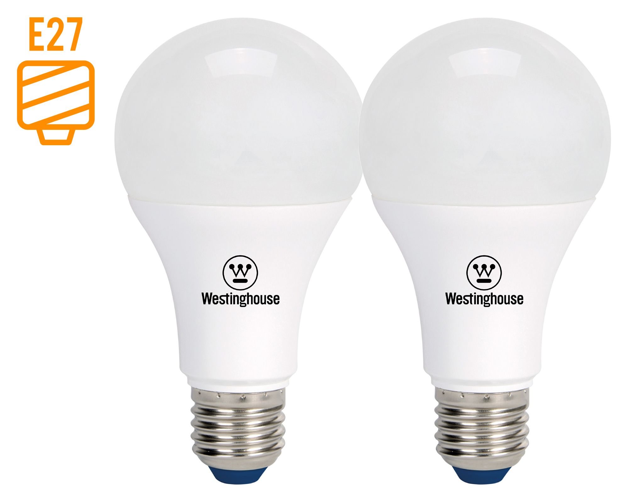 Ampolleta LED E27 Luz día 9W 2 unidades