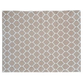 Alfombra grande Kala D1 PVC beige 200x300 cm