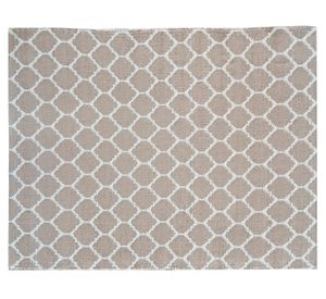 Alfombra grande Kala D1 PVC beige 200x300 cm