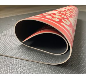 Alfombra de cocina 50x70 cm Flor Árabe coral