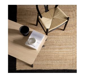 Alfombra Nubia yute negro 300x400 cm