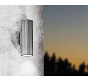 Aplique LED 3W GU10 2L Riga plata