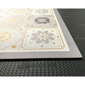 Alfombra de cocina 50x70 cm Baldosa Clásica amarillo