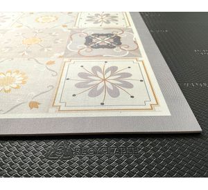 Alfombra de cocina 50x70 cm Baldosa Clásica amarillo