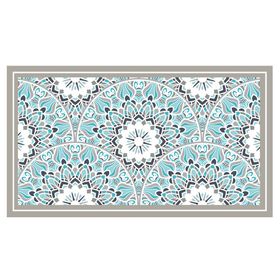 Alfombra de cocina 50x90 cm Mandala tradicional calipso