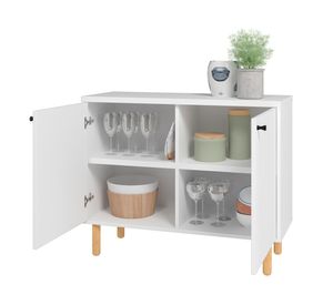 Aparador buffet 1 puerta Easy blanco