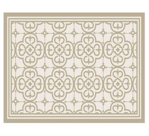 Alfombra de cocina Flor Árabe PVC arena 40x60 cm