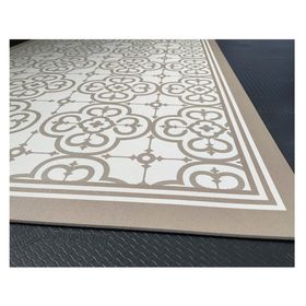 Alfombra de cocina Flor Árabe PVC arena 40x60 cm