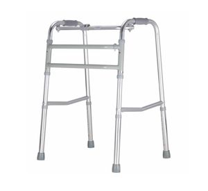 Andador aluminio doble barra gris