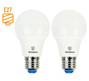Ampolleta LED 11W E27 luz cálida Bola 2 unidades