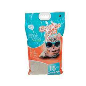 Arena sanitaria aglutinante gatos 15 kg