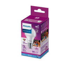 Ampolleta led 9W E27 luz fría Cri 90