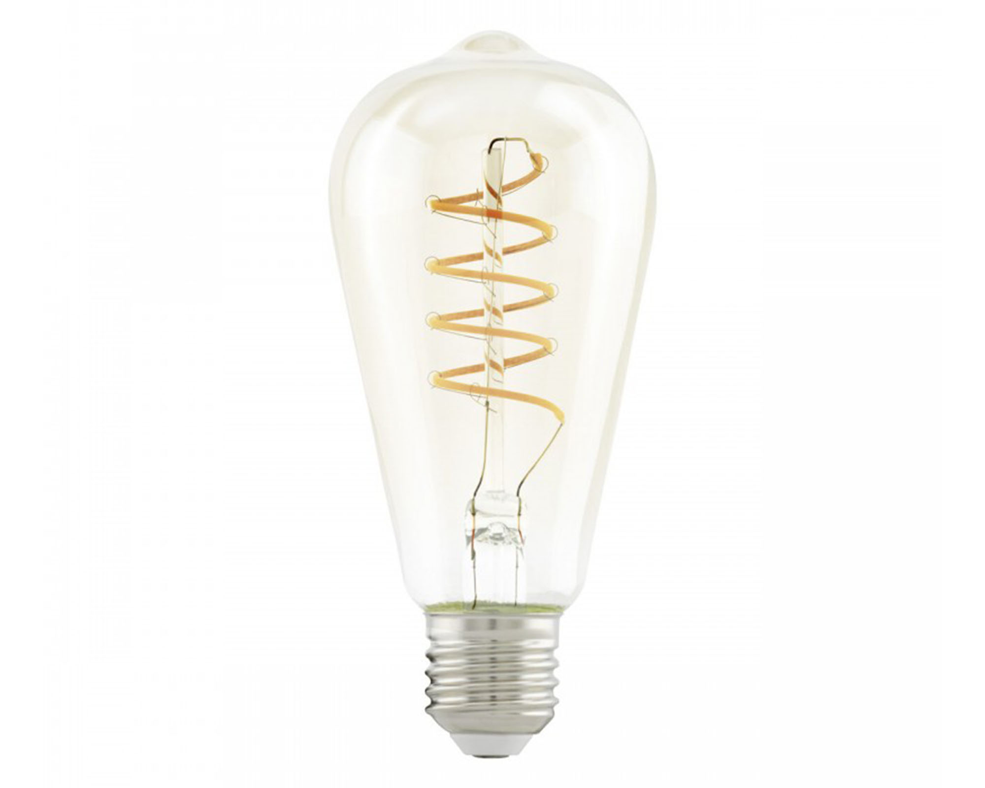 Ampolleta LED 4W E27 luz cálida ST64 Ámbar