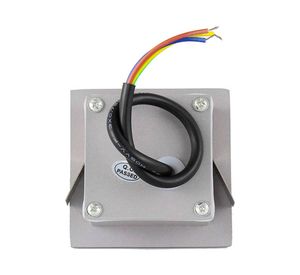 Aplique LED exterior cuadrado 3W 1L luz cálida gris