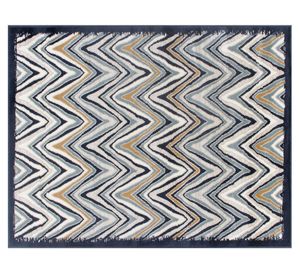 Alfombra 57x90 cm Heatset satchi rainbow navy Idetex