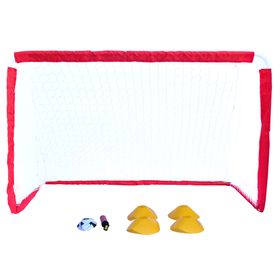 Arco de fútbol 56,5x122x76,5 cm 7 piezas Gamepower.