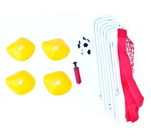 Arco de fútbol 56,5x122x76,5 cm 7 piezas Gamepower.